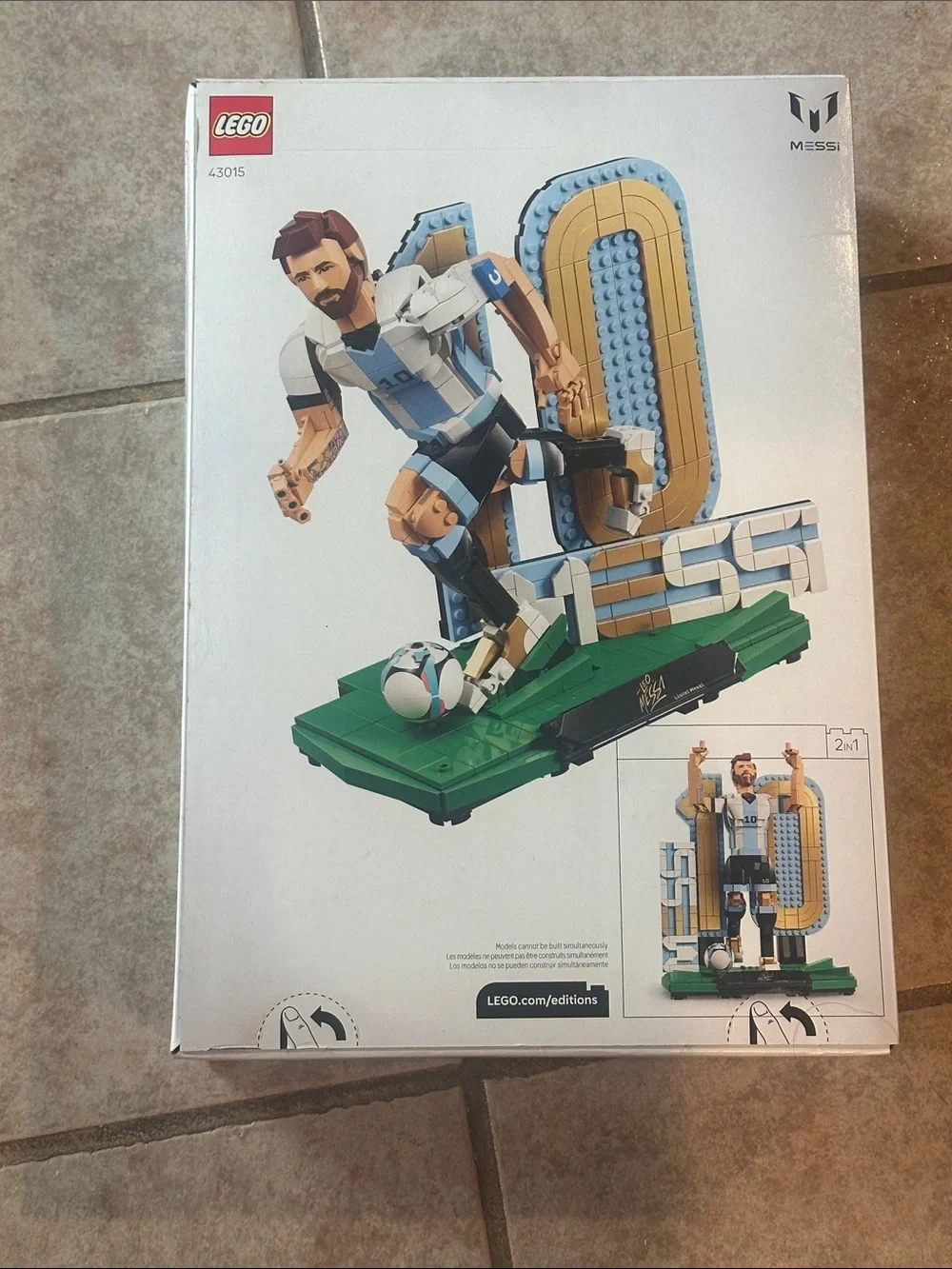 Lego Messi soccer